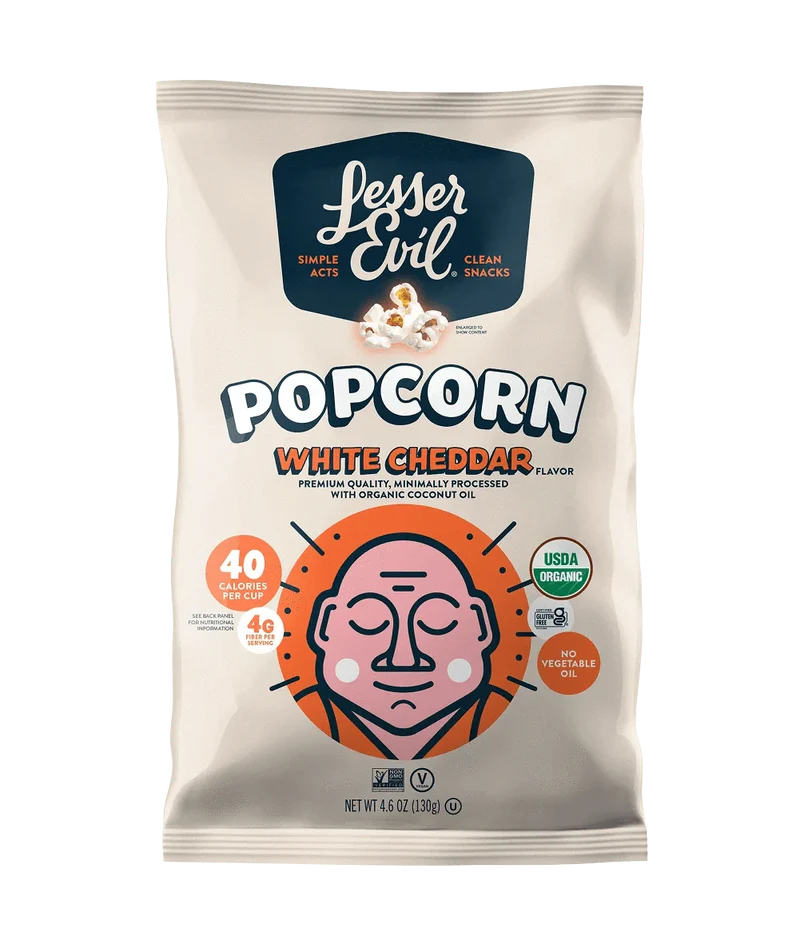 Pantry | Organic Popcorn White Cheddar .88oz
