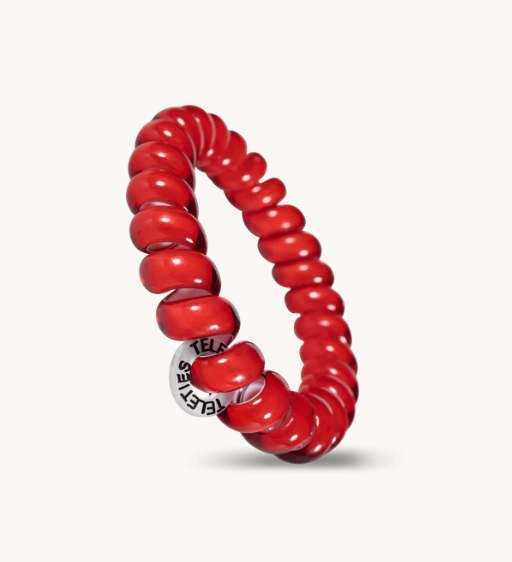 Teleties Small Hair Ties • Scarlet Red