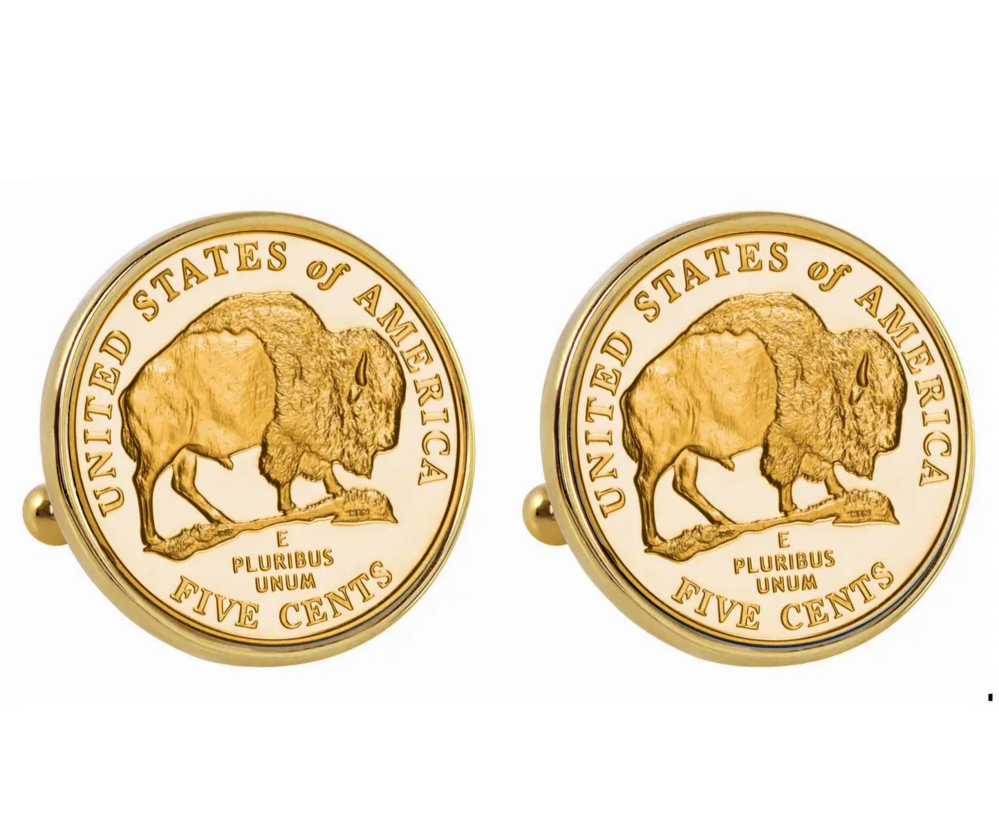 Cufflink - Buffalo Nickel Coin
