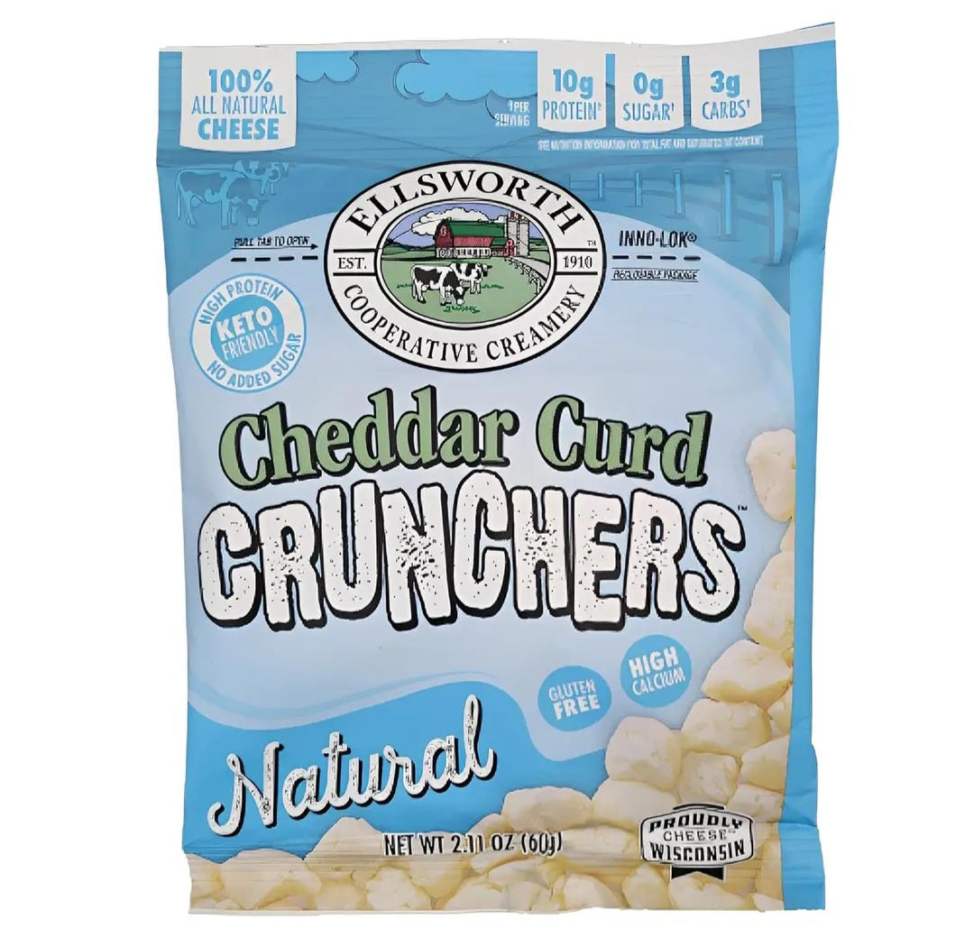 Cheese Curds - Natural Cheddar Crunchers