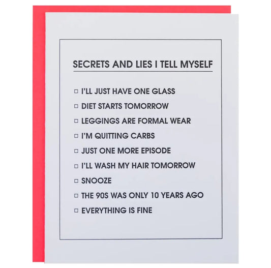 Card - Secrets & Lies