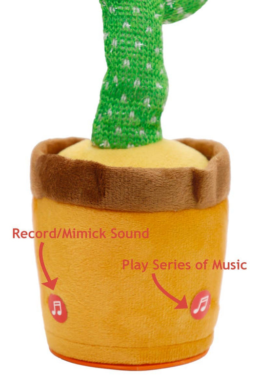 Toy - Cactus Sound Mimicking Led Dancing Plush