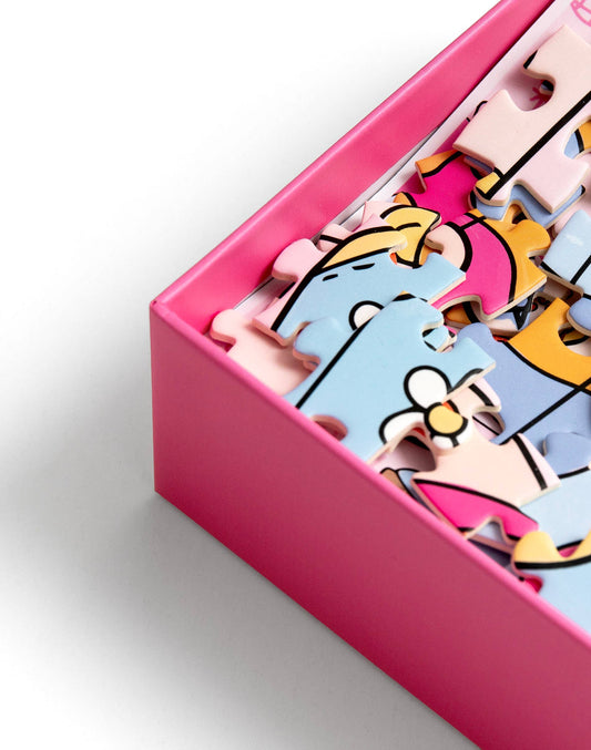 Games | Puzzle Western Cowgirl Boots 400 Piece Panoramic Jigsaw