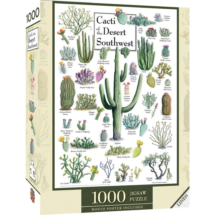 Games | Puzzle Cacti Of The Desert Southwest 1000 pc