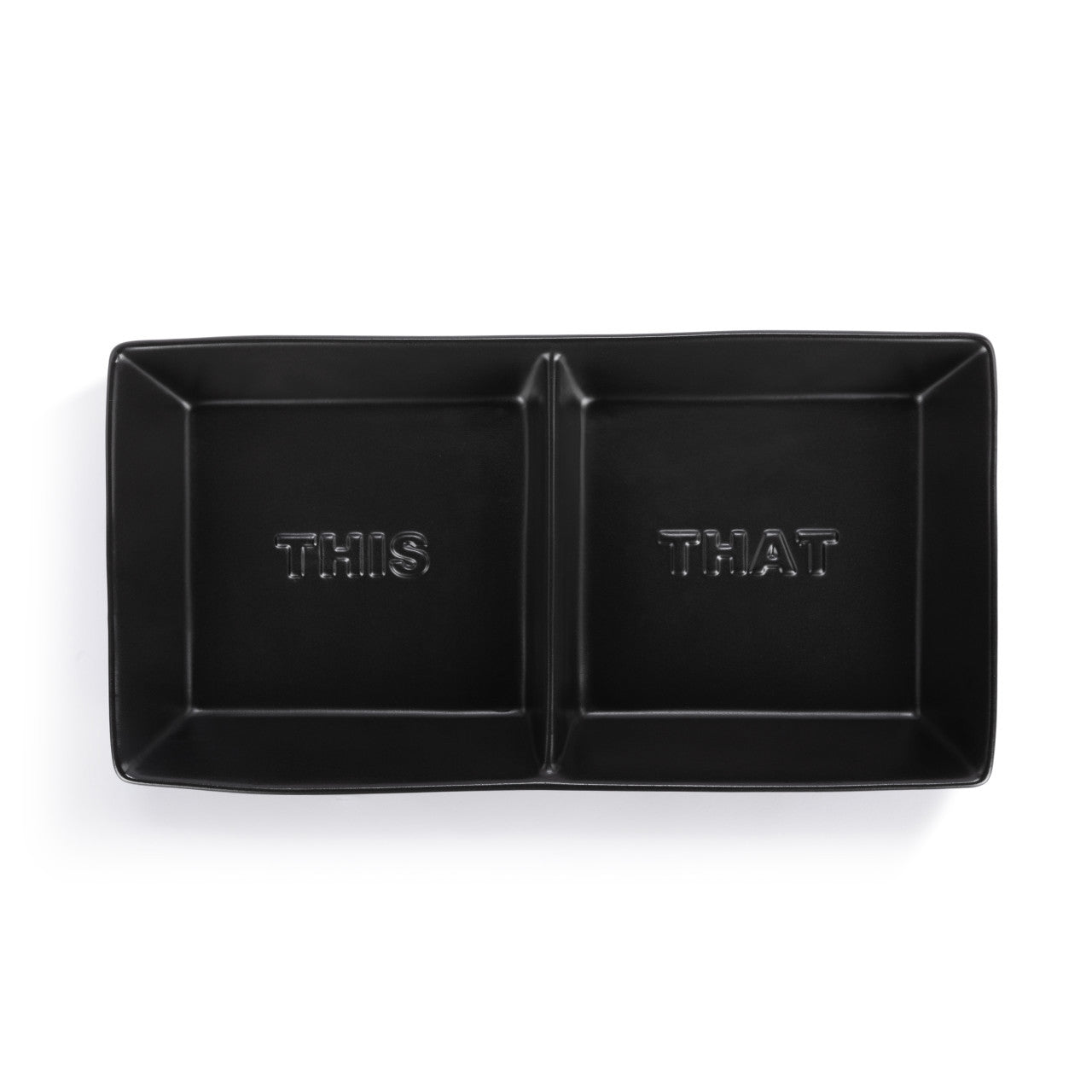 Tabletop | Divided Dish - Black This That