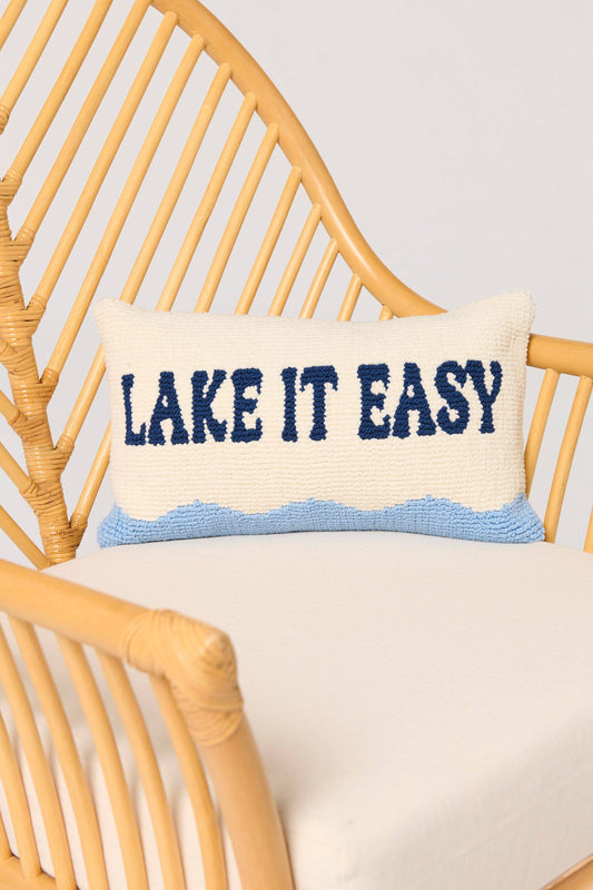 Throw Pillow - Lake It Easy