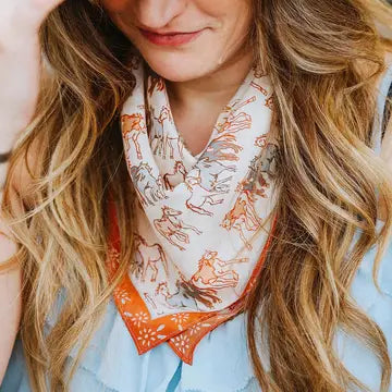 Accessories | Wild Rag Scarf Mustang Meadow Silk Western Cowgirl Wild Rag
