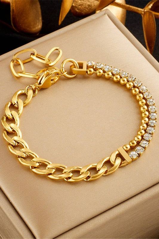18K Gold Plated Kay Chain Bracelet