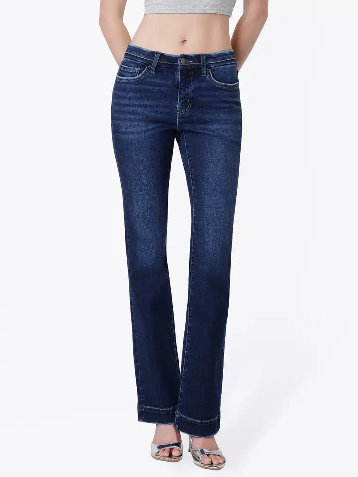 Jeans - Vervet Mid Rise Dark