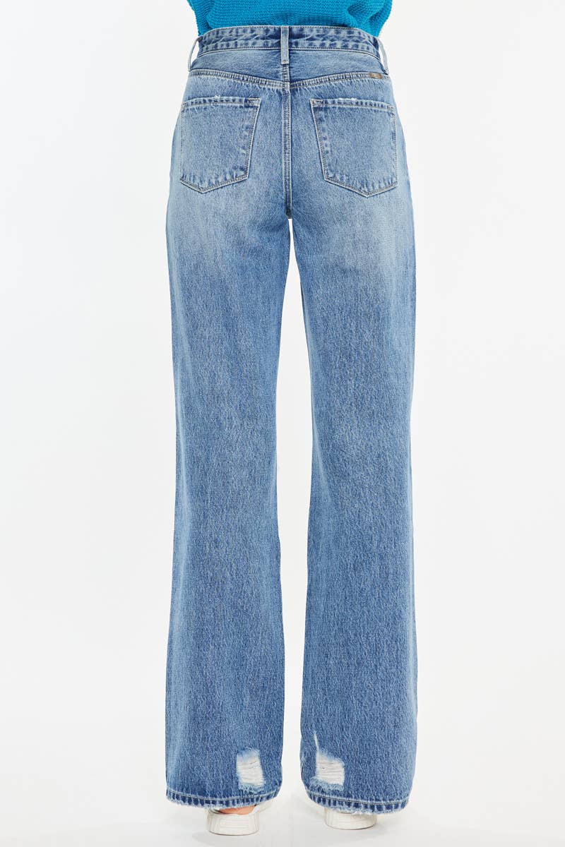 Bottoms | KanCan Jeans High Rise 90's Criss Cross Striaght