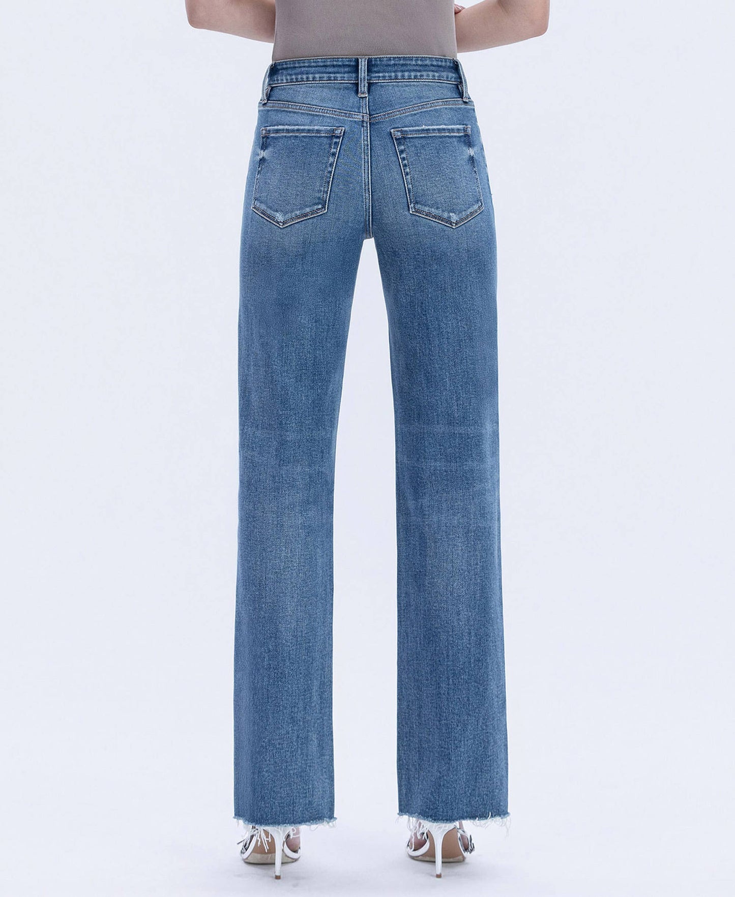 Flying Monkey Jeans - Rosalie High Rise Slim Wide