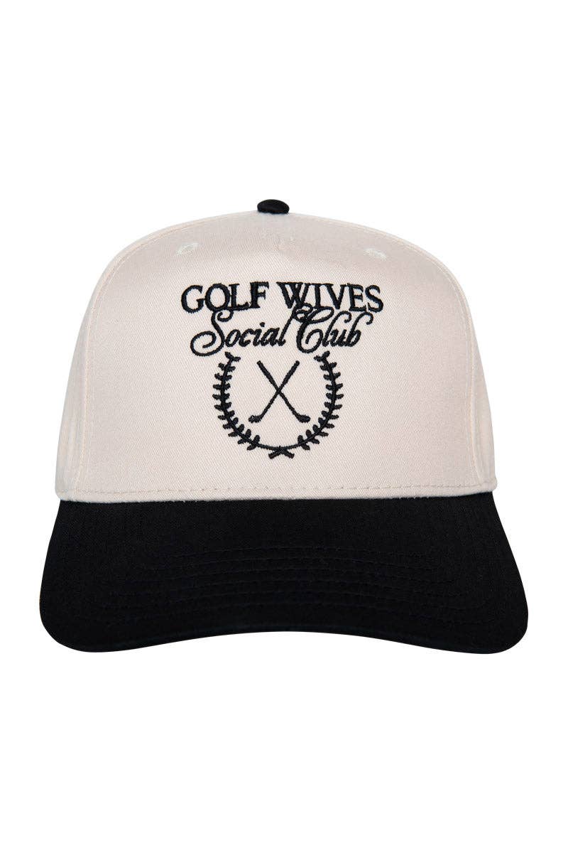 Hats | Golf Wives Social Club Two-Toned Fitted