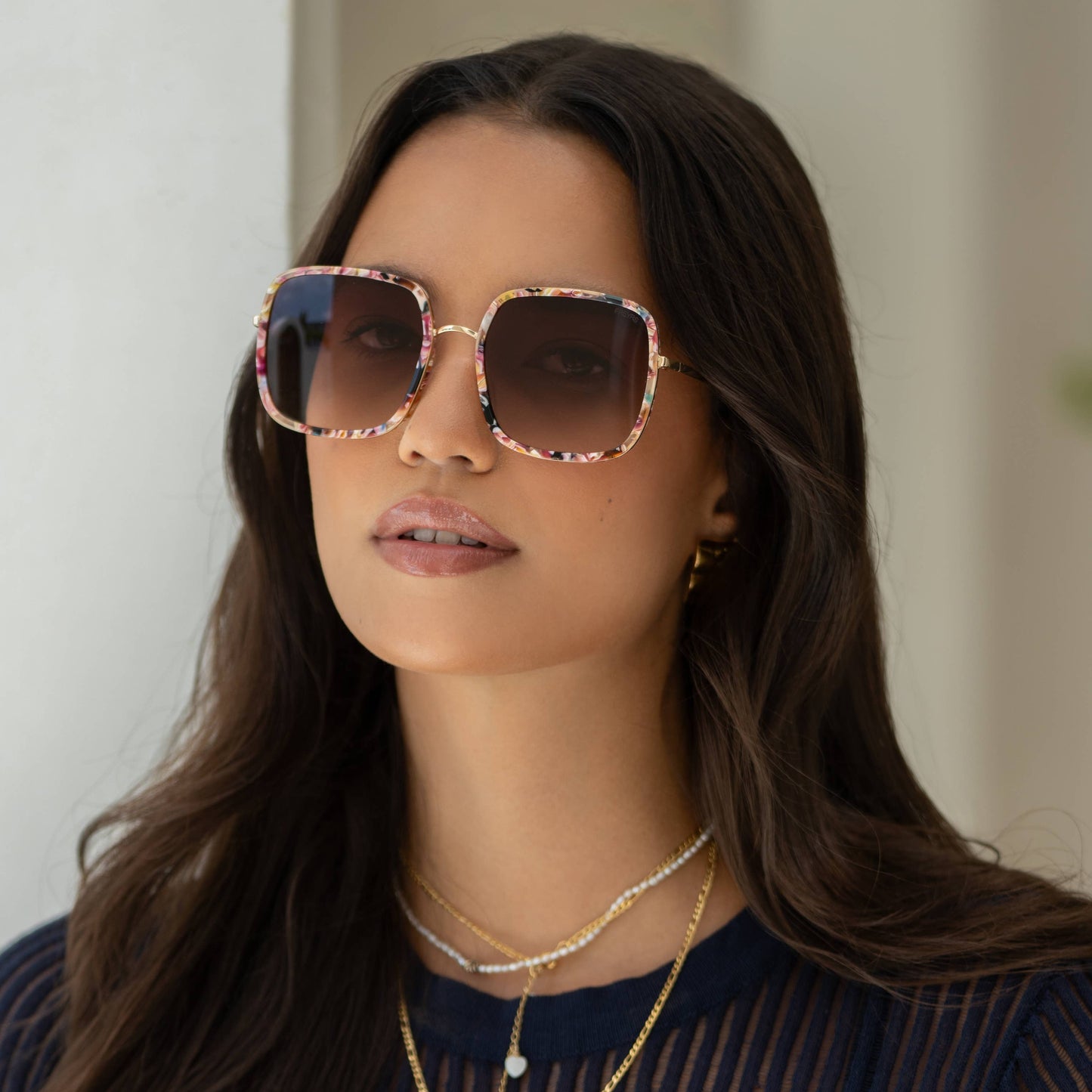 Accessories | Sunglasses Cosmo Acetate Womens Square Rose Tortoise