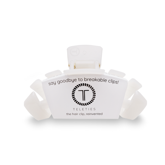 Teleties | Classic Medium Coconut White Hair Clip