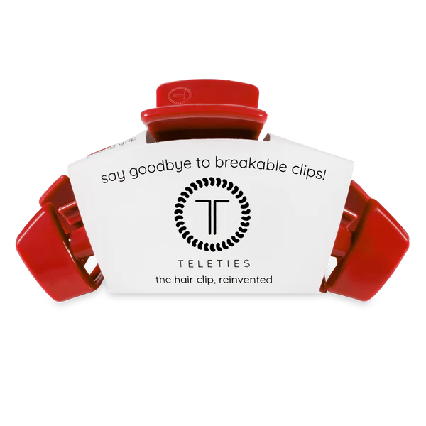Teleties Hair Clip - Classic Large Red Carpet Ready