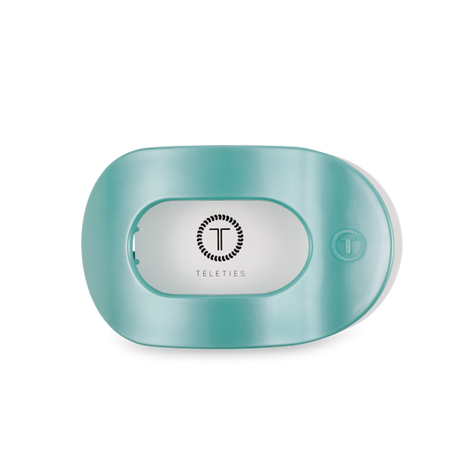 Round Flat Hair Clip | Medium | Totally Turquoise