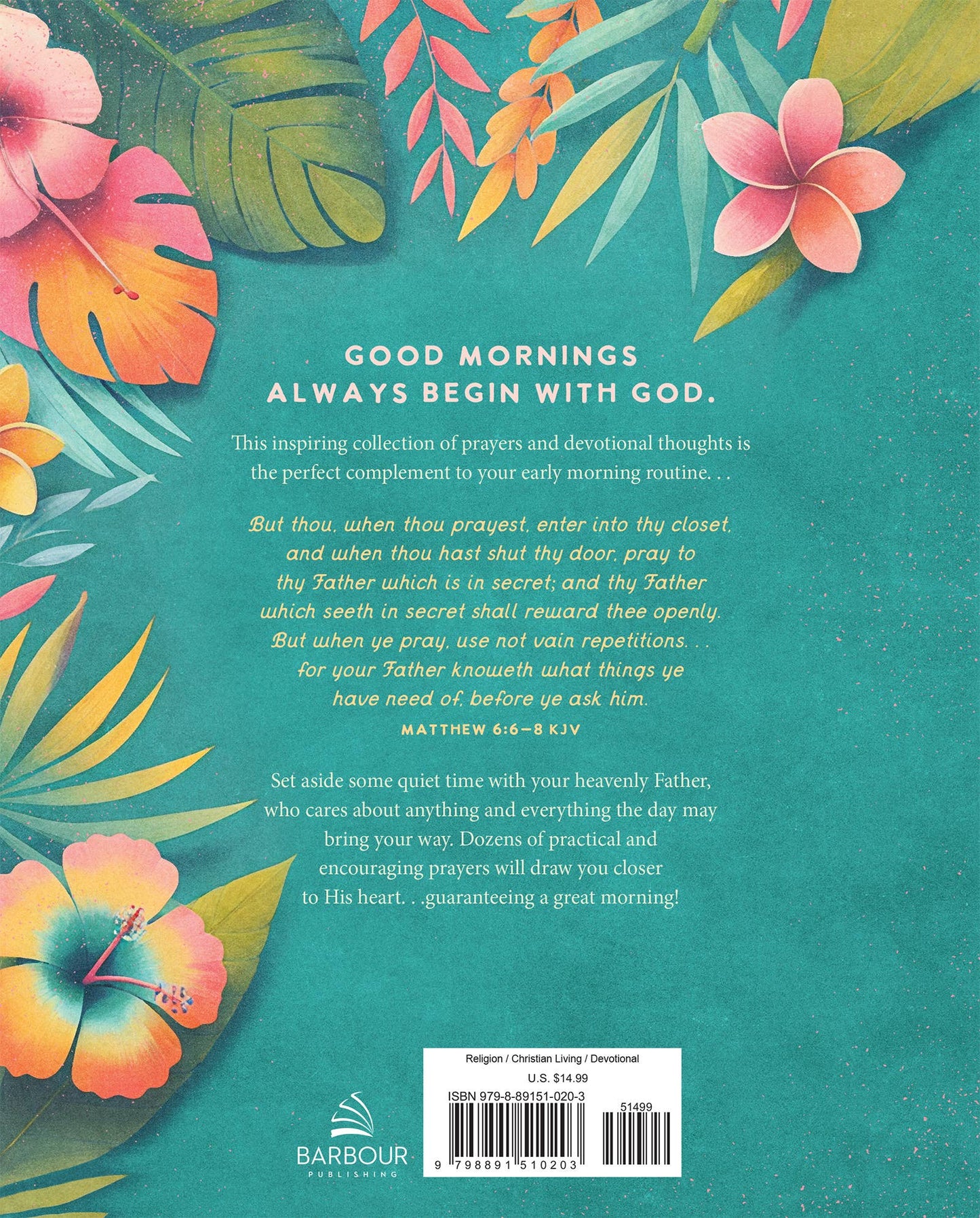 Book - Mornings with God Large Print