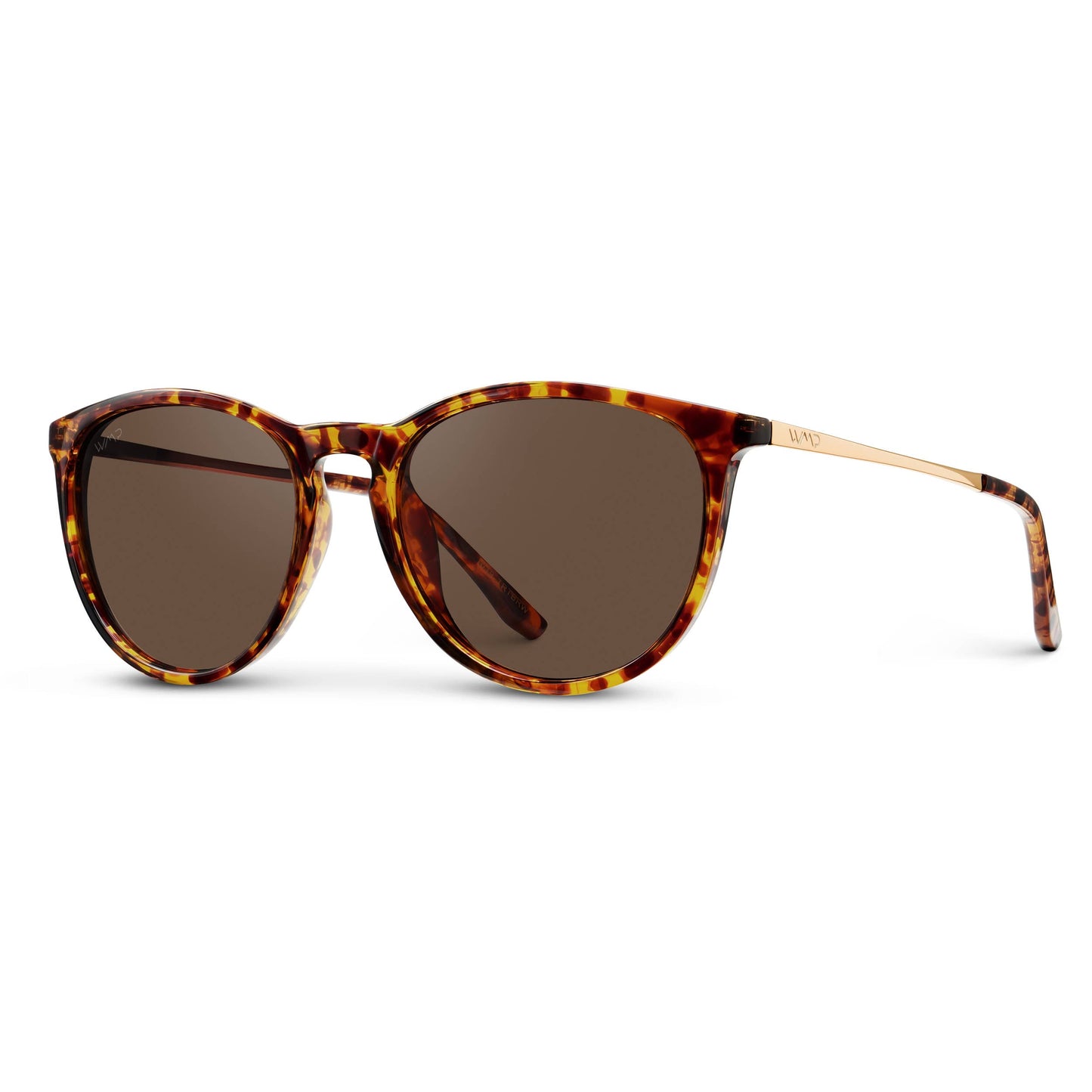 Sunglasses - Women's Polarized Round Sunglasses Tortoise