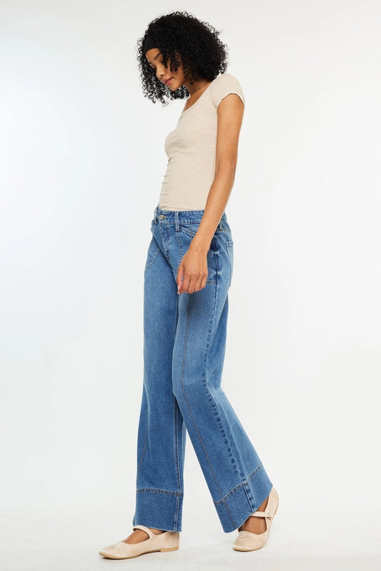 KanCan Jeans - Mid Rise Wide Leg