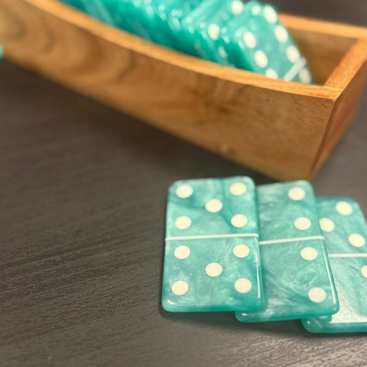 Games | Aqua Luxe Domino Set