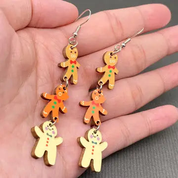 Jewelry | Earrings Gingerbread Man Dangle
