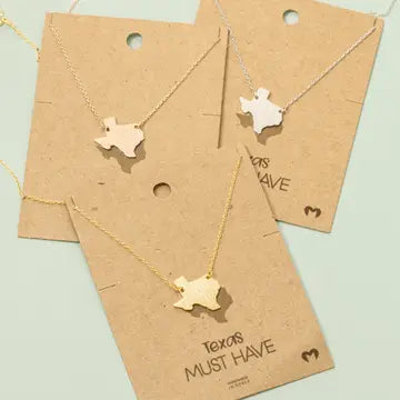 Jewelry | Necklace Gold Dipped Texas