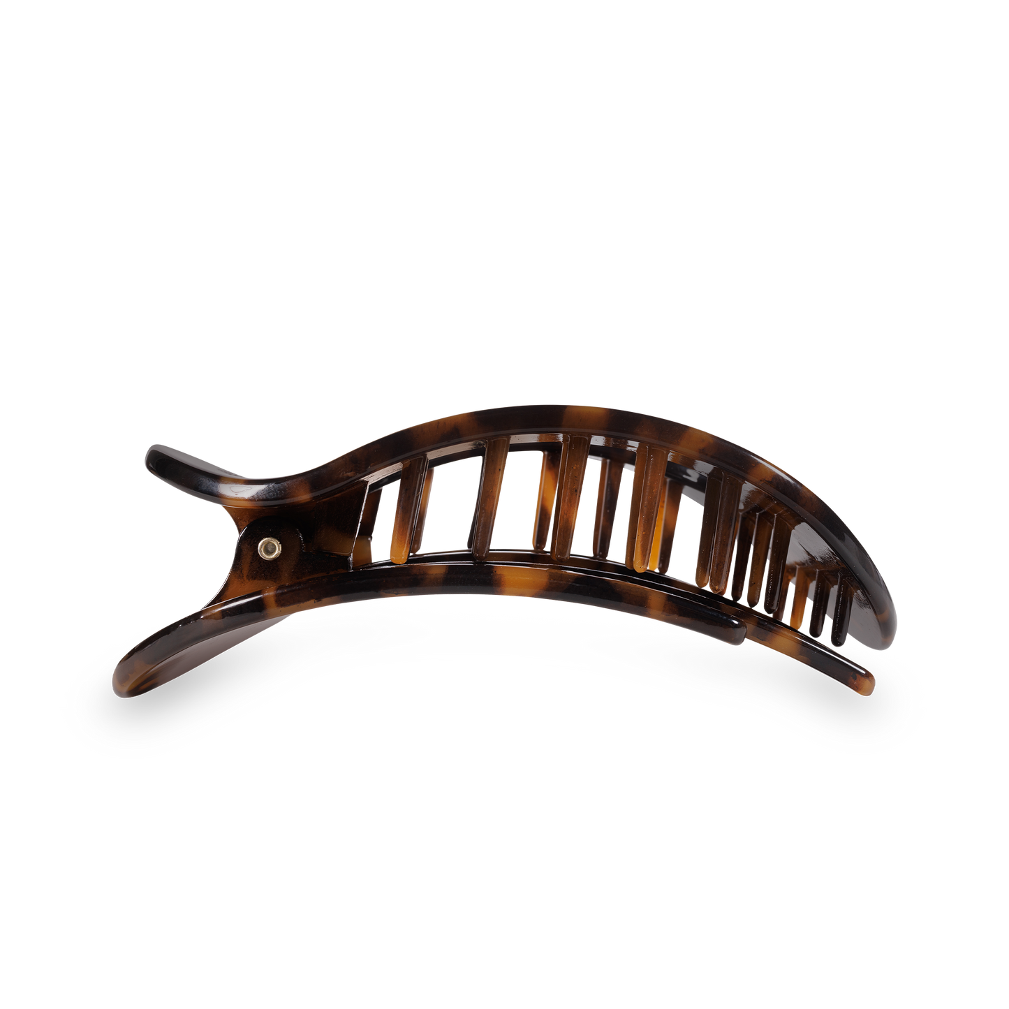 Teleties | Round Flat Medium Tortoise Hair Clip
