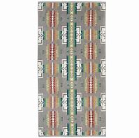 Pendleton Gray Jacquard Bath Towel
