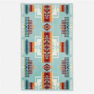 Pendleton | Hand Towels Jacquard Grey, Aqua, and Wyeth Trail
