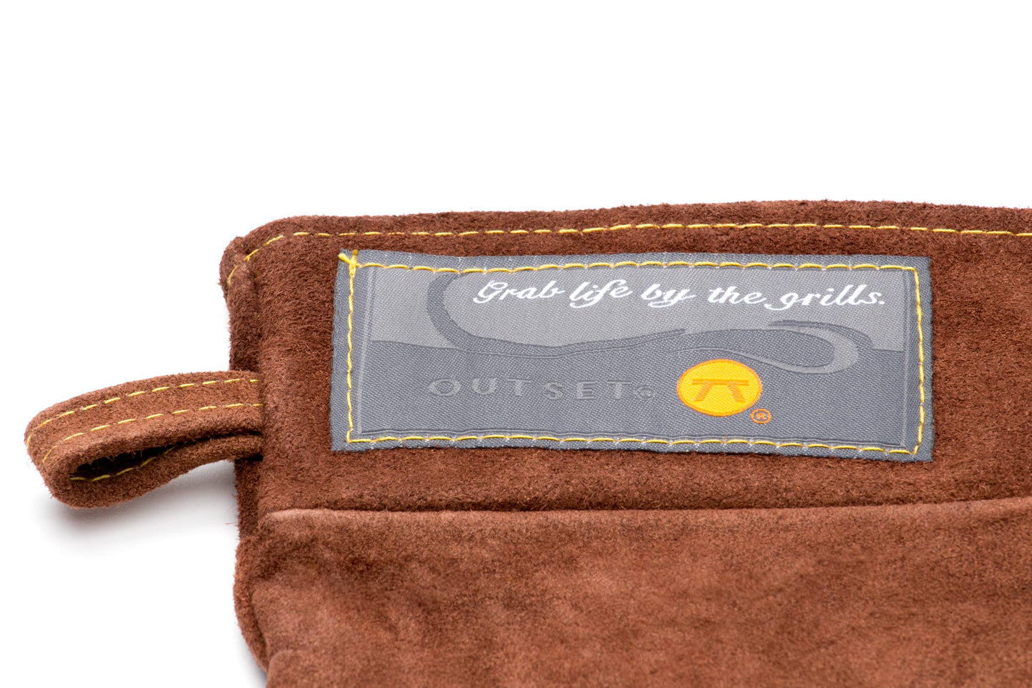 Home and Garden | Outset Grill Mitt Brown Leather, 8.5” x 15”