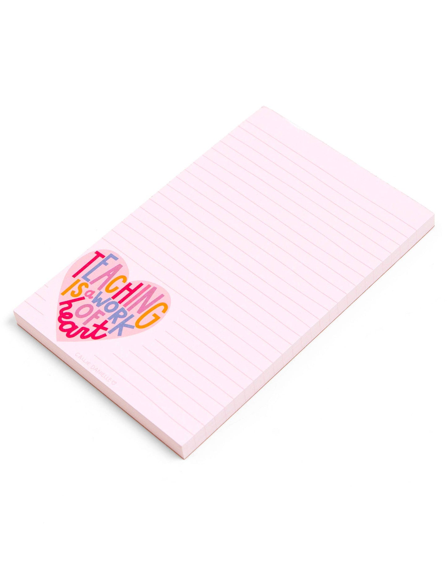 Stationery | Notepad Teaching Is A Work Of Heart