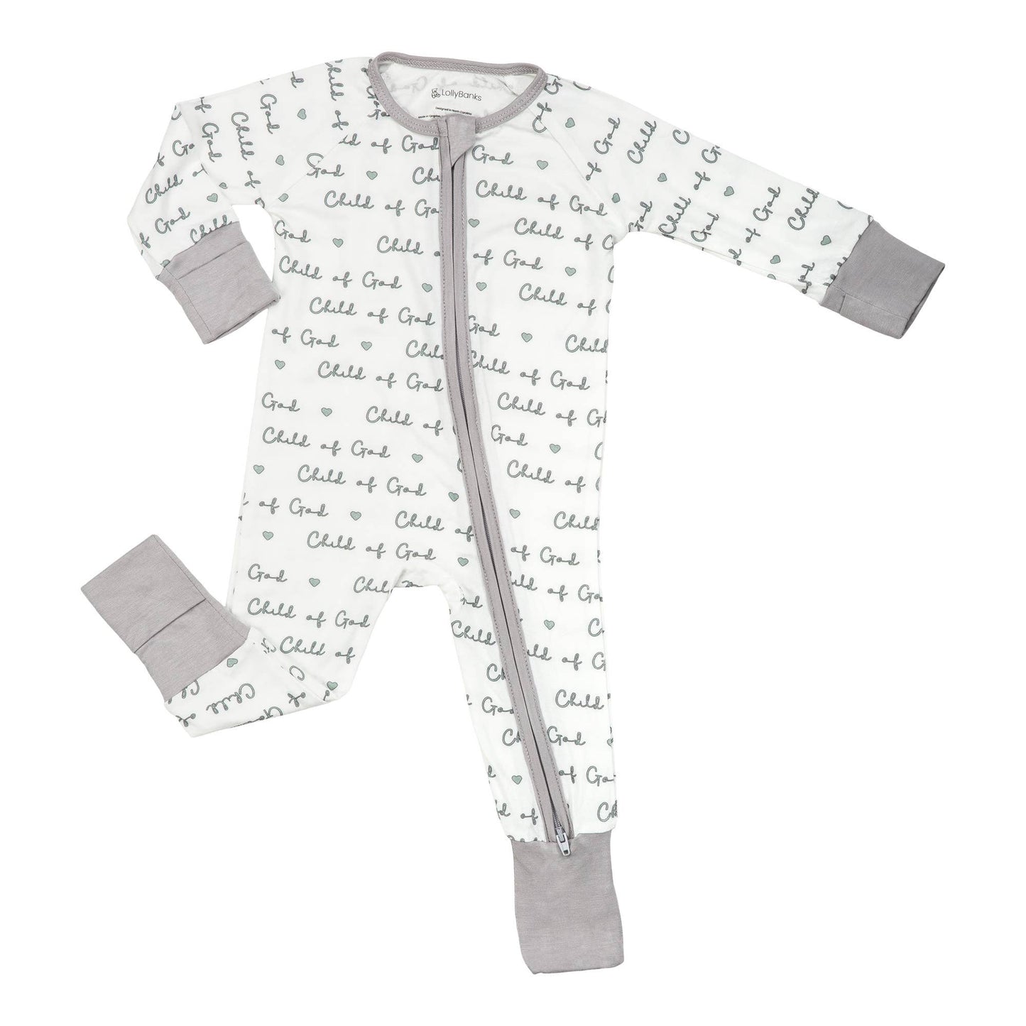 Child Of God Baby Bamboo Pajamas 0-3 Months
