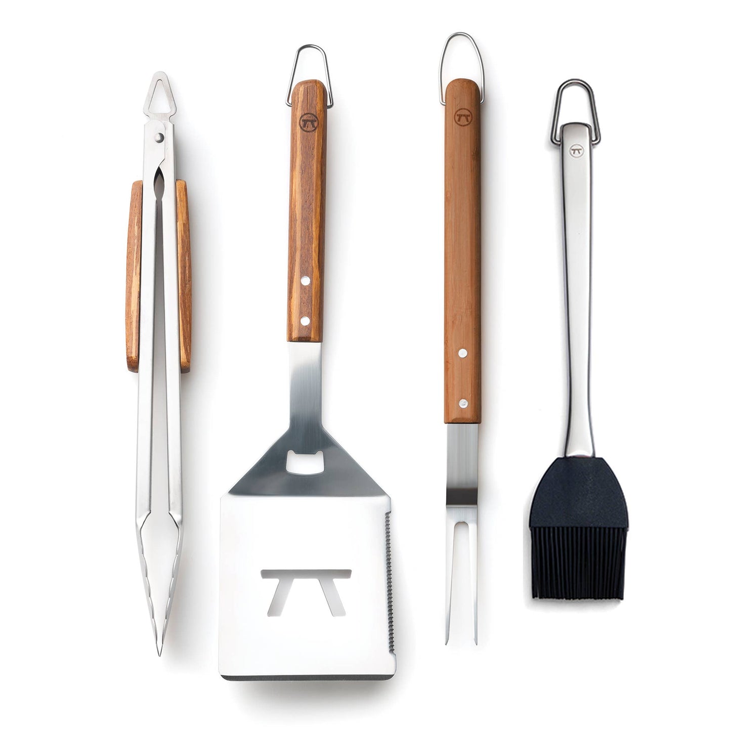 Home and Garden | Outset Grill Tool Set Stainless Steel, Verde