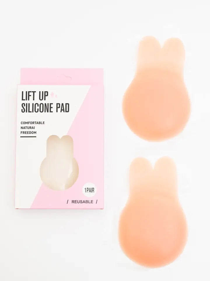 Undergarments | Pink Silicone Breast Lift Pads- Stick On Push Up Nipple Cover