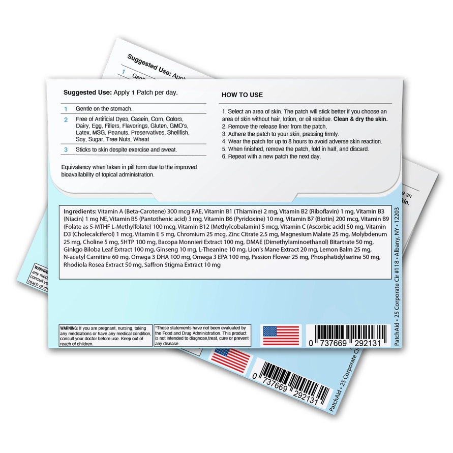 Focus and Clarity Patch - Cognitive & Memory Function