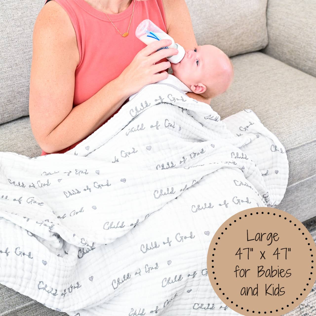 Child Of God Baby Toddler Muslin Blanket