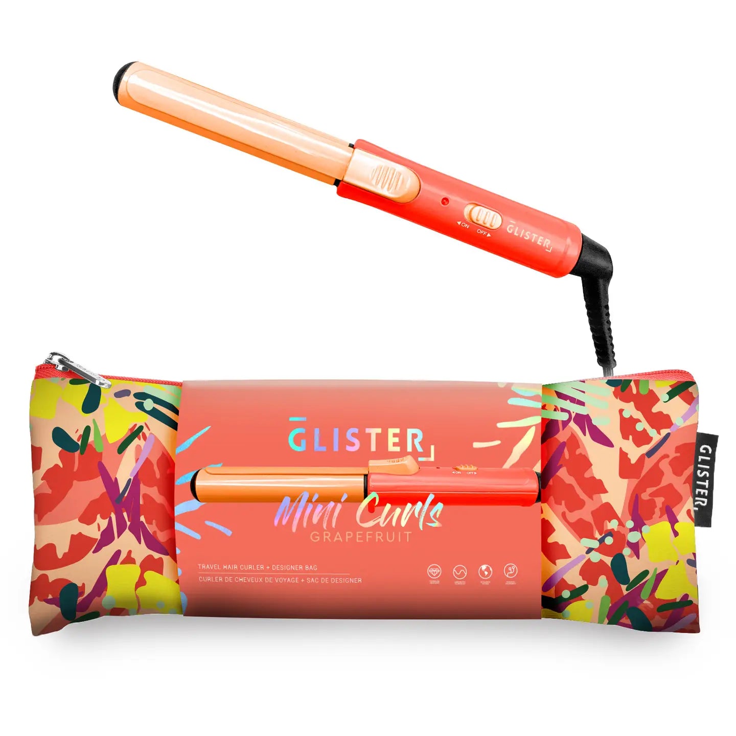 Health and Beauty | Mini Curls Travel Clip Curler With Carrying Pouch Electric
