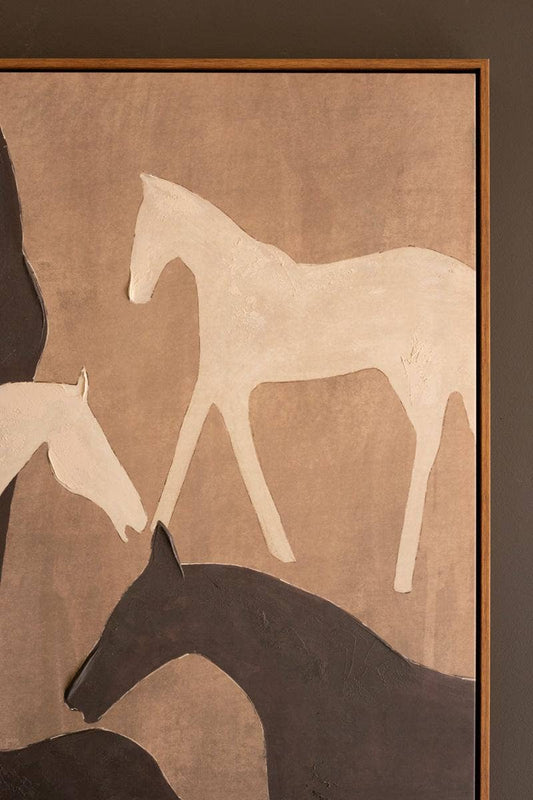 Painting - Five Horses