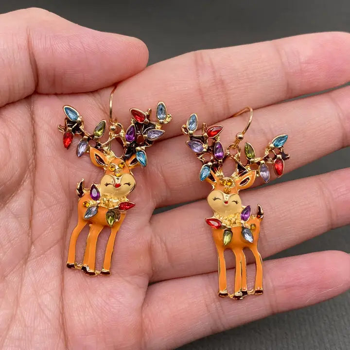 Jewelry | Earrings Rhinestone Elk