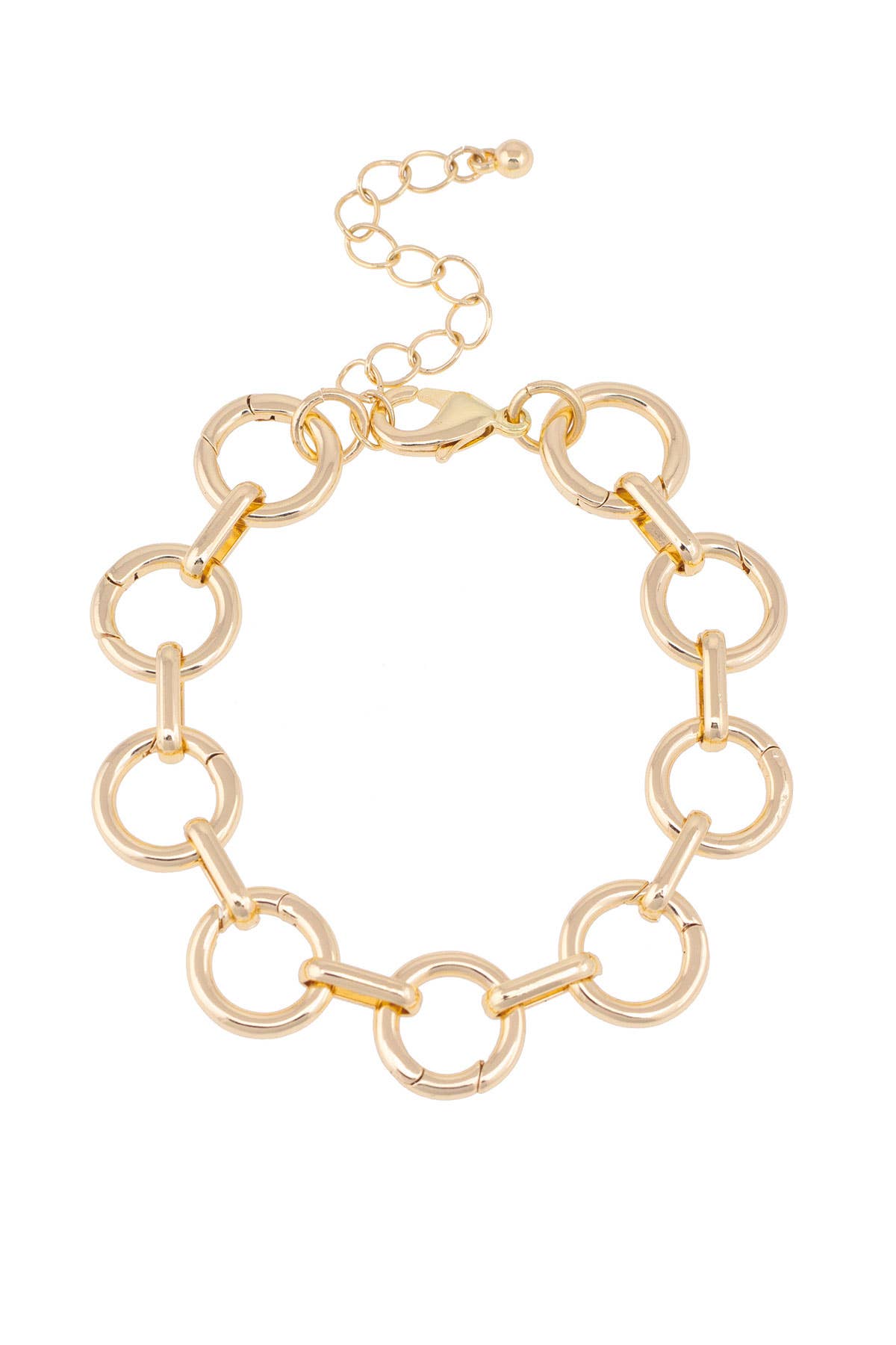 Jewelry | Bracelet Juliette Charm Collector Base in Shiny Gold