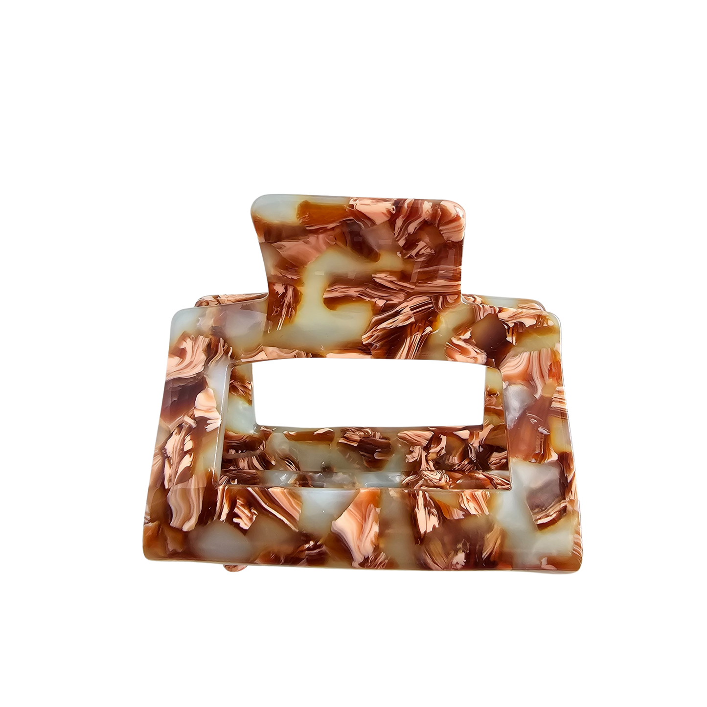 Hair Accessories | Clip Claw Seafoam & Rust