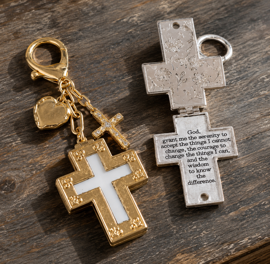 Keychain - Serenity Prayer Locket