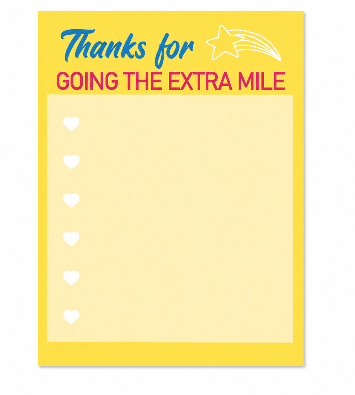 Sticky Notes - Extra Mile