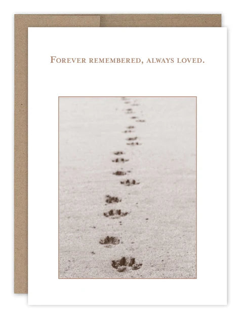 Stationary | Card Forever Remembered Pet Sympathy