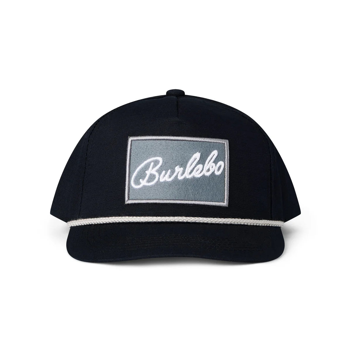 Hats | Burlebo Black Cap With Gray Patch