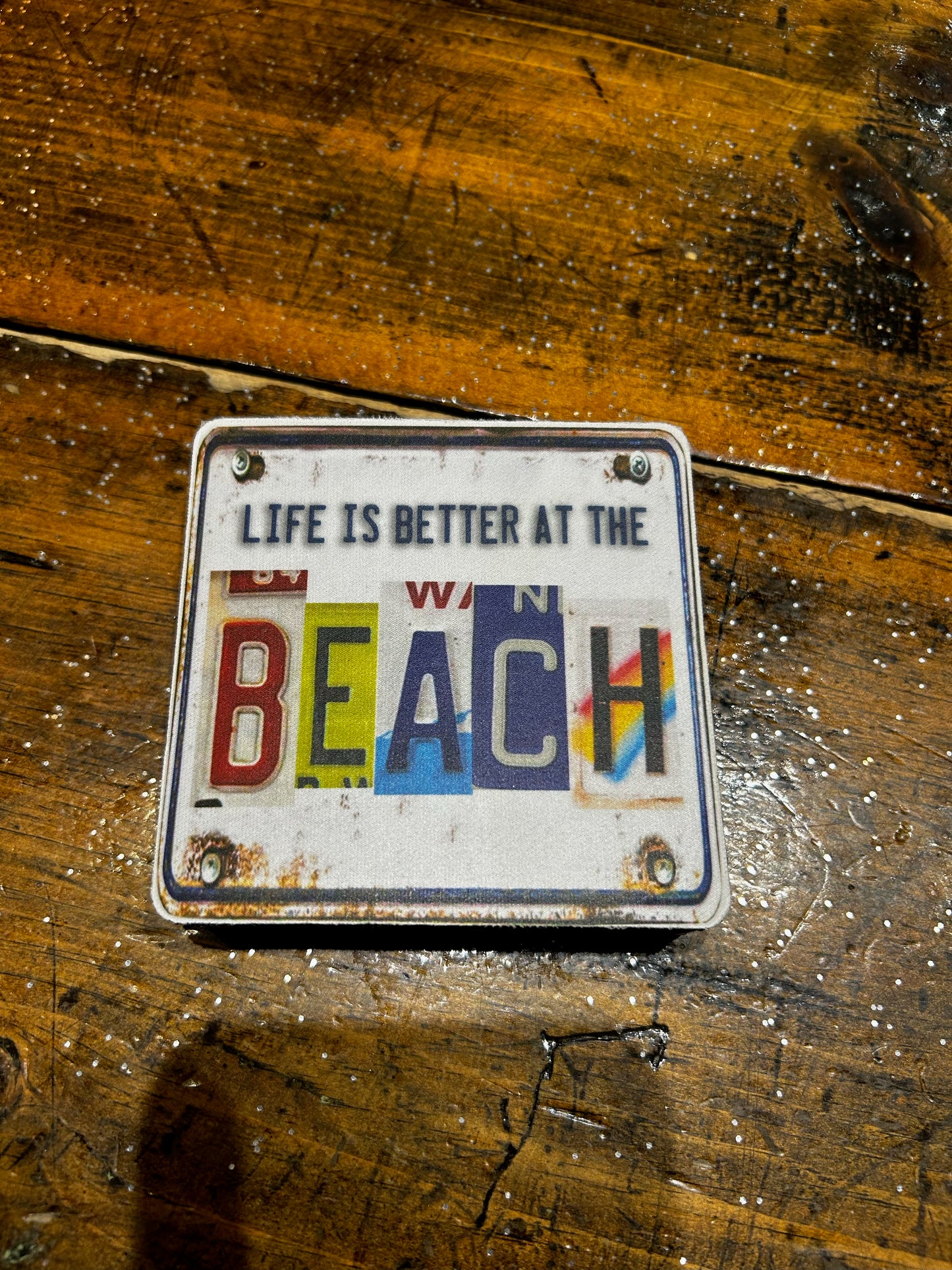 Home | Coasters Life Is Better at the Beach Set of 4