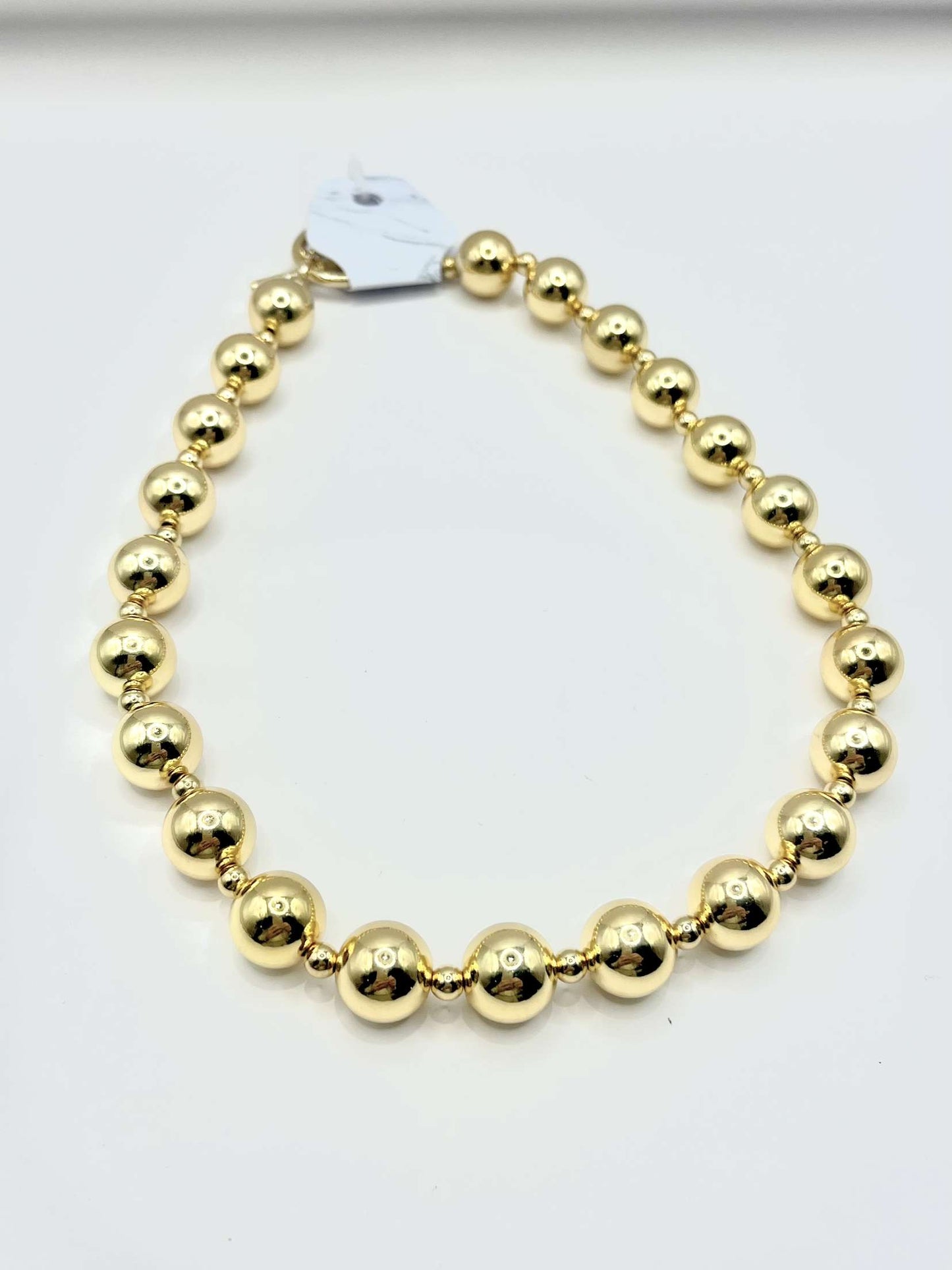 Necklace | Hollow Gold Ball Chain Necklace