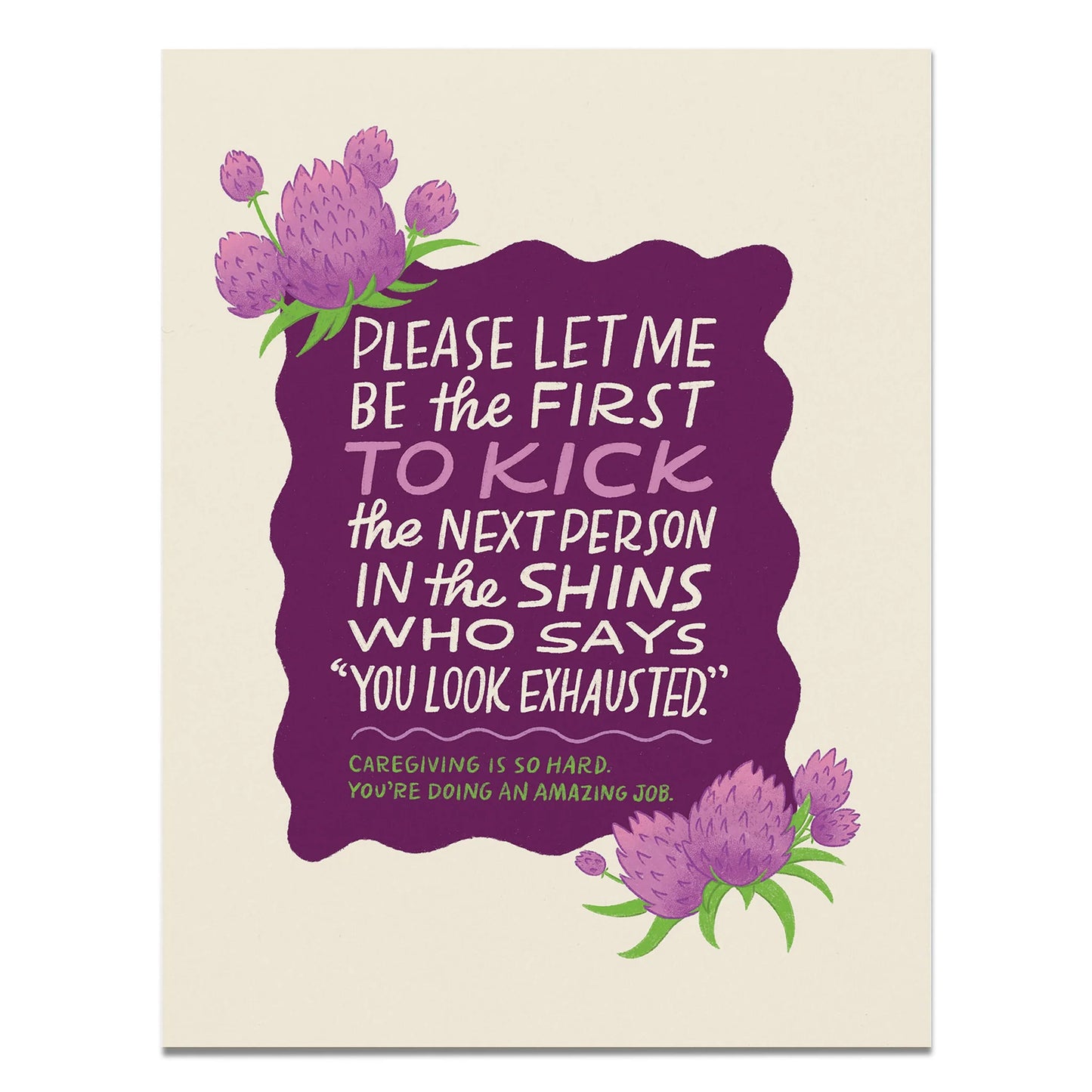 Stationery | Card Let Me Be The First To Kick