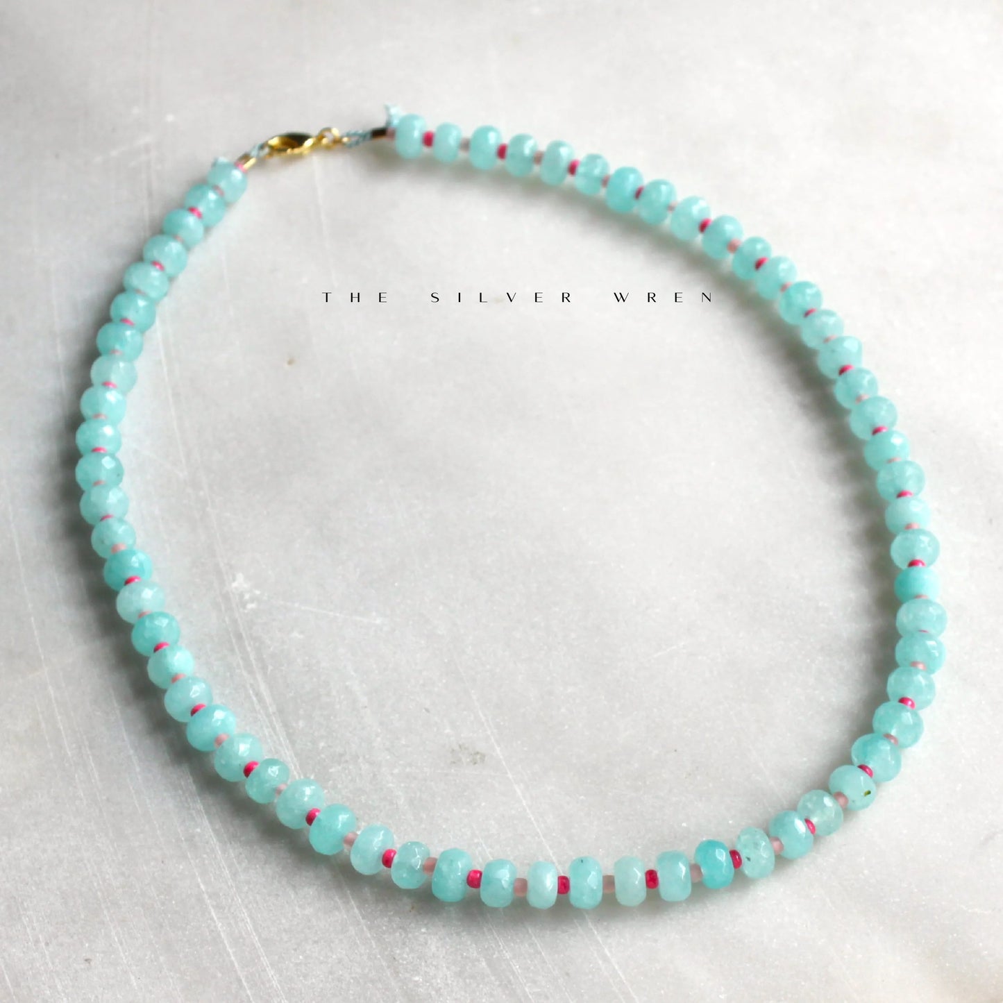 Island Stone Candy Beaded Necklace 18in