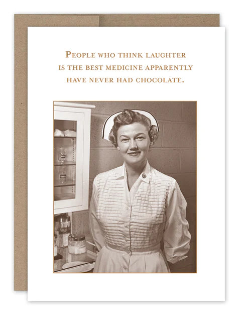 Stationary | Card Laughter Best Medicine Get Well